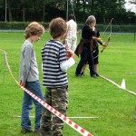 Ferienprogramm 2010 Bogenschießen