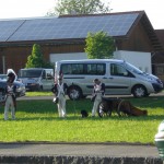 Unsere Böllerschützen beim Volksfesteinzug 2012